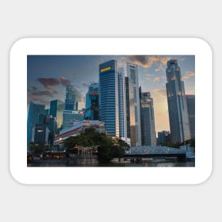 Singapore Skyline Sticker